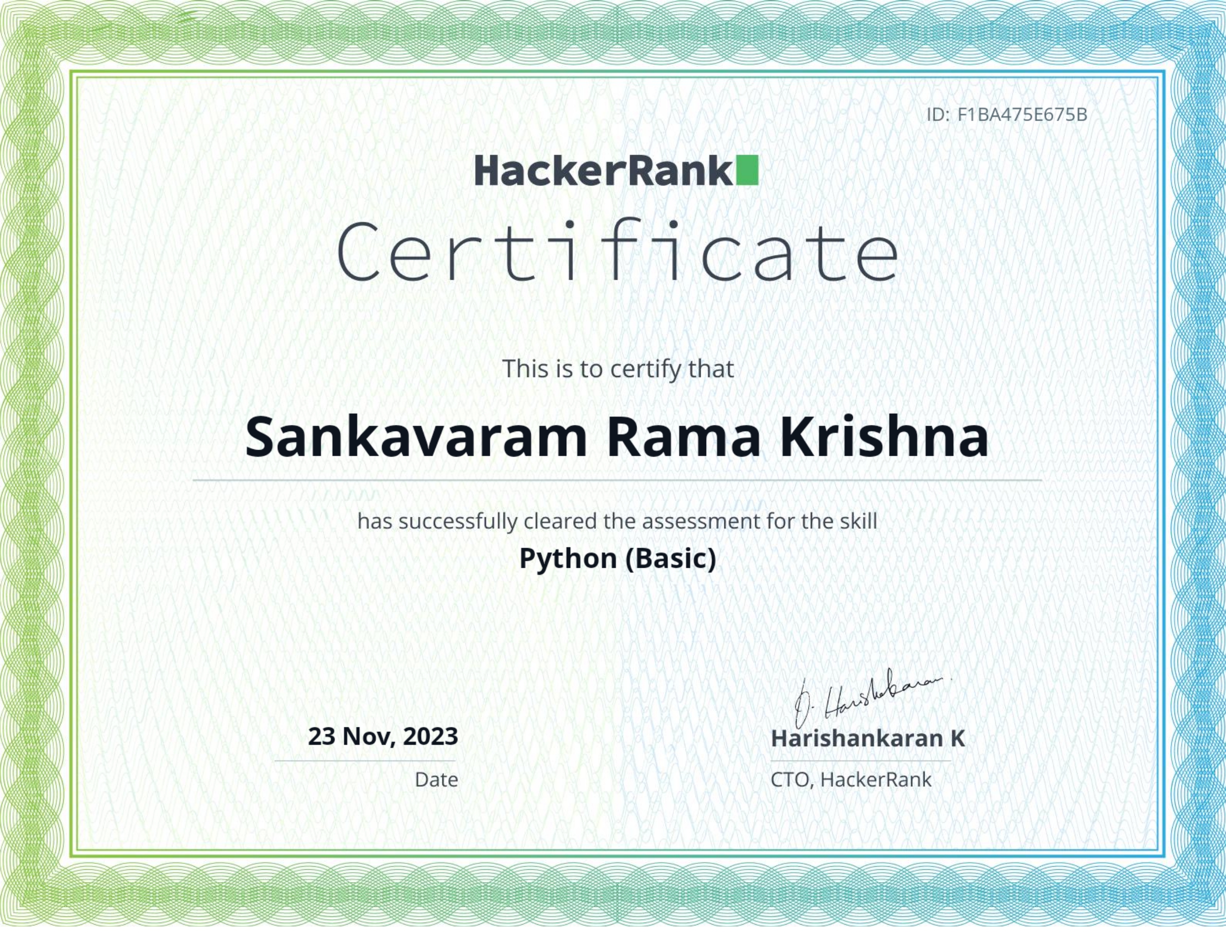 Certificate 3